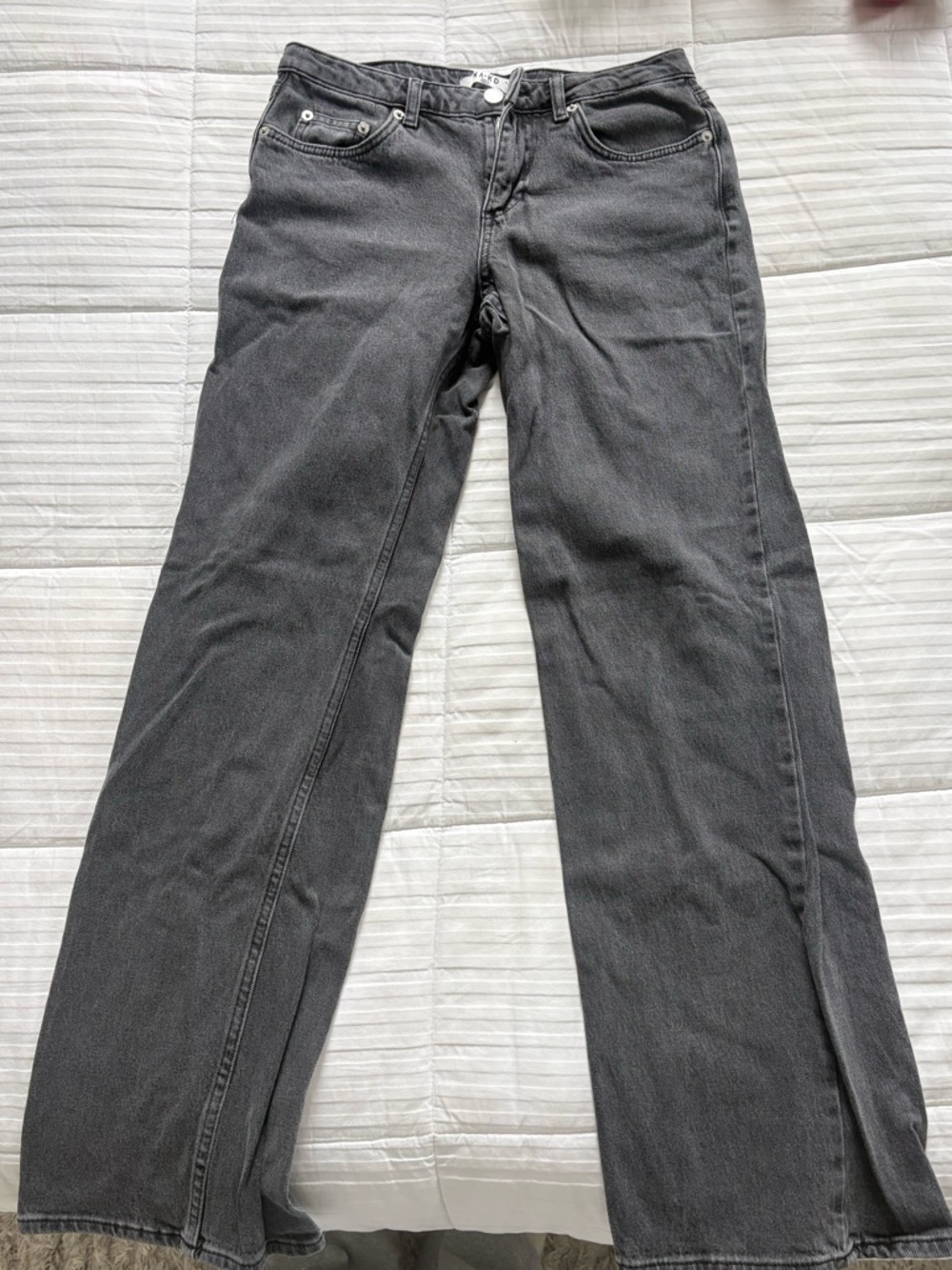 Na-kd low rise black jeans